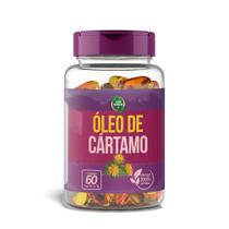 Óleo de Cártamo 1000mg 60 Cápsulas 100% Natural Suporte Metabólico Rico em Ômega 6 e 9