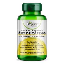 Óleo de cártamo 1340 mg 60 caps (com vitamina e) fitoplant