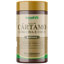 Óleo de Cártamo, Chia e Coco - Softgel - 60 cápsulas - Mais vendido - JA