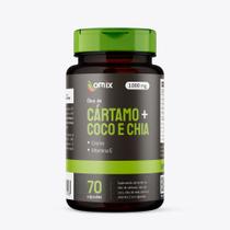 Óleo de Cártamo, Coco, Chia e Vitamina E - 70 cápsulas