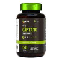 Óleo De Cártamo Com Vitamina E (1 G) - 120 Cápsulas - Omix