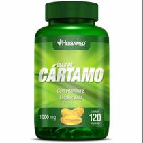 Oleo de Cartamo Com Vitamina E 1000mg C/120 Caps Herbamed