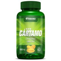 Oleo De Cartamo Com Vitamina E - 60 Cápsulas - Herbamed