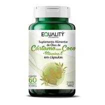 Óleo de Cártamo e Coco 1400mg Pote 60 Cápsulas