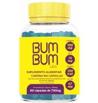 Oleo de Cartamo, Semente de Uva, Oleo de Girassol Bem-estar da Pele, Cabelo e Unhas - Bumbum 60Caps - Bumbum Caps