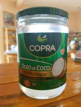 Óleo de Coco 100 Extravirgem Puro Embalagem de Vidro 500ml COPRA