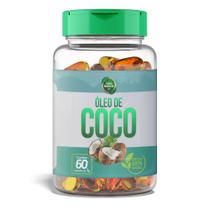 Óleo de Coco 1000mg 60 Cápsulas 100% Natural Energia, Metabolismo e Bem-Estar Extra Virgem
