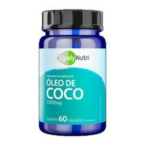 Oleo De Coco 1000Mg Com 60 Capsulas Qualy Nutri