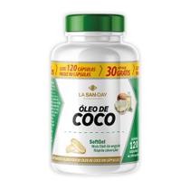 Óleo de Coco 120 Cápsulas La San Day
