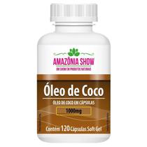 Óleo De Coco 120 Capsulas100Mg