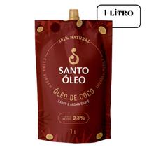 Oleo de Coco Extra Virgem 1 litro Santo Oleo