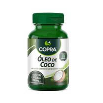 Óleo de Coco Extra Virgem 1450mg com 120 Cápsulas - Copra Óleo de Coco Extra Virgem 1450mg com 120 Cápsulas - Copra
