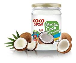 Óleo de coco extra virgem 500ml - coco show - Copra Coco Show