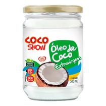 Óleo De Coco Extra Virgem Coco Show Vidro 500ml Copra Óleo De Coco Extra Virgem Coco Show Vidro 500ml Copra