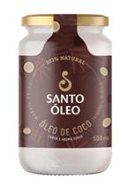 Óleo de Coco Extra Virgem Película 500ml - Santo Óleo Óleo de Coco Extra Virgem Película 500ml - Santo Óleo