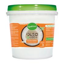 Óleo de Coco Extra Virgem Qualicoco 3 Litros