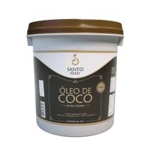 Oleo de Coco Extravirgem de Polpa Balde 3,2L - Santo Óleo - Santo Óleo
