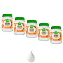 Óleo De Coco Qualicoco Extra Virgem 1 Litro Kit 5