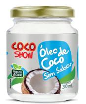 Oleo de coco Sem sabor 200 ml Coco Show - Copra
