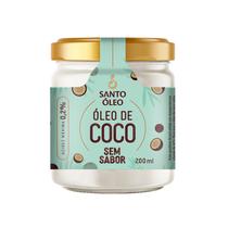 Óleo De Coco Sem Sabor 200ml - Santo Óleo