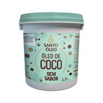 Óleo de Coco sem Sabor - 3200ml - Santo Óleo Óleo de Coco sem Sabor - 3200ml - Santo Óleo