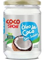 Oleo de coco sem sabor 500 ml Coco Show - Coco Show