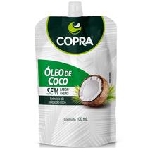 Óleo de Coco Sem Sabor/Cheiro 100ml Pouch Copra