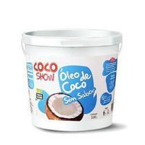 Óleo de Coco sem sabor Coco Show Balde 2,8 litros - Copra Óleo de Coco sem sabor Coco Show Balde 2,8 litros - Copra