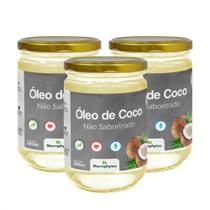 Oleo de Coco Sem Sabor Macrophytus 500ml- 3 Unidades Macropytus