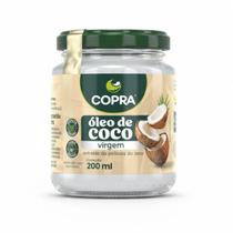 Oleo de coco virgem 200ml copra 100 puro natural sem gluten vegano sem gordura trans