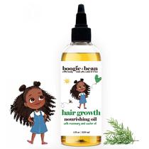 Óleo de crescimento capilar Boogie and Bean Kids com cabelo Rosemary 4c