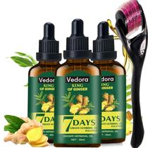 Óleo de crescimento capilar Vedora King of Ginger 90mL com sérum de biotina