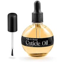 Óleo de cutícula C CARE Leite e Mel para unhas 75 mL com conta-gotas Óleo de cutícula C CARE Leite e Mel para unhas 75 mL com conta-gotas