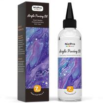Óleo de derramamento de silicone Nicpro 200mL para tinta acrílica Pour