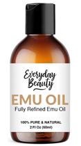 Óleo de emu Everyday Beauty 100% natural, 60 ml para rosto, pele e cabelo Óleo de emu Everyday Beauty 100% natural, 60 ml para rosto, pele e cabelo