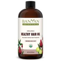 Óleo de ervas para cabelo Banyan Botanicals nutre o cabelo 710mL Óleo de ervas para cabelo Banyan Botanicals nutre o cabelo 710mL