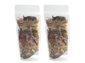 Óleo de ervas para cabelo Yogi's Gift 150 ml x 2 pacotes de 18 ervas essenciais