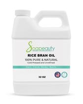 Óleo de farelo de arroz Soapeauty prensado a frio não refinado 950 ml