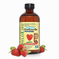 Óleo de fígado de bacalhau CHILDLIFE Essentials Kids Strawberry 240 mL