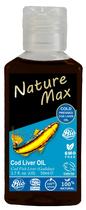 Óleo de fígado de bacalhau Nature Max prensado a frio 50 ml para cabelo e pele