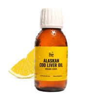 Óleo de fígado de bacalhau On Target Living Alaskan 100mL com sabor de limão