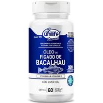 Óleo de Fígado de Bacalhau Vitaminas A e D 60 Caps 350mg Óleo de Fígado de Bacalhau Vitaminas A e D 60 Caps 350mg