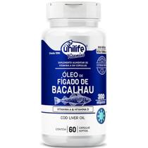 Óleo De Fígado De Bacalhau Vitaminas A E D 60 Caps Kit Com 3
