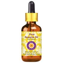 Óleo de gergelim Deve Herbes Pure (Sesamum indicum) 100mL com conta-gotas Óleo de gergelim Deve Herbes Pure (Sesamum indicum) 100mL com conta-gotas