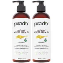 Óleo de germe de trigo PURA D'OR 100% puro e natural 960mL x2 Óleo de germe de trigo PURA D'OR 100% puro e natural 960mL x2