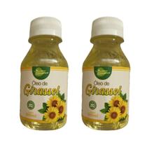 Óleo de Girassol 100% Natural 100mL - Hidratação e Suavidade para Pele - Aroeira Cosmética