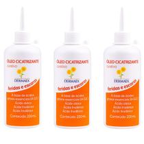 Óleo de Girassol Cicatrizante 200ml Dermaex Curativo Vitaminas A e E Nutriex Kit com 3 Unidades Óleo de Girassol Cicatrizante 200ml Dermaex Curativo Vitaminas A e E Nutriex Kit com 3 Unidades
