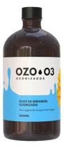 Óleo De Girassol Ozonizado Concentrado 1500ml C Ozônio Vidro