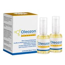 Óleo de Girassol Ozonizado Oleozon 30ml Natural Hidratante Restaurador Corporal Facial 2 unidades