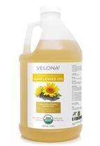 Óleo de girassol velona 100% puro orgânico de 1,2 L com alto teor de oleico refinado